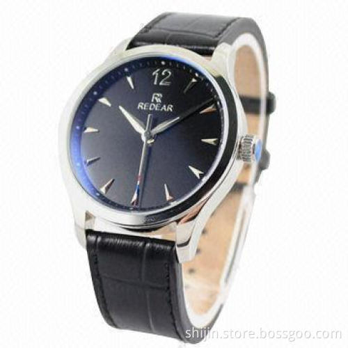 Stainless steel men's watch with Japanese quartz movement, low price in high quality